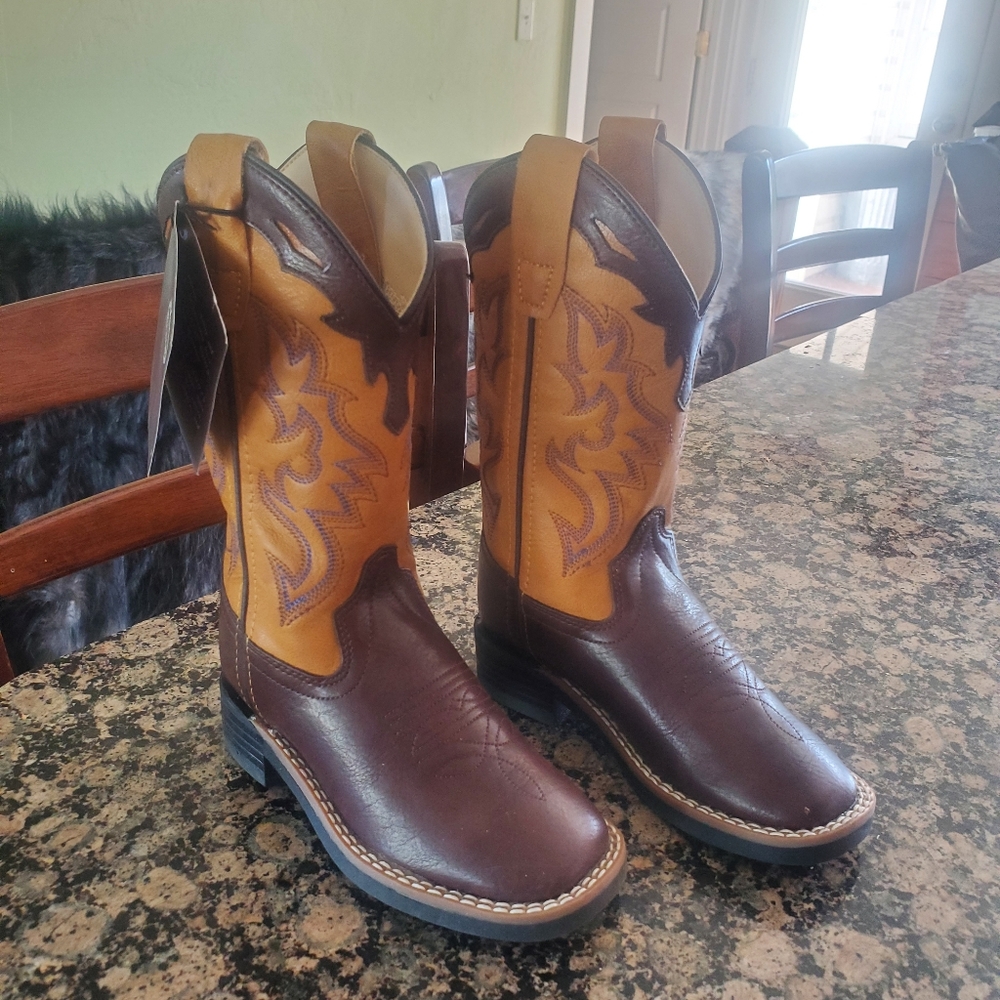 Toddler boy cowboy boots
